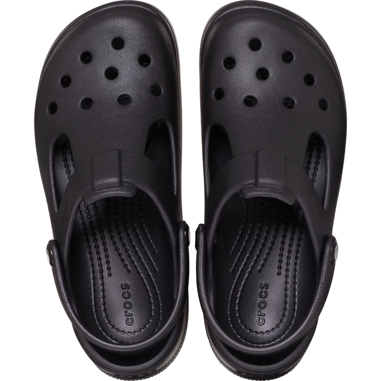 Socas de Bebés Classic Mary Jane Clog T Crocs Preto-3