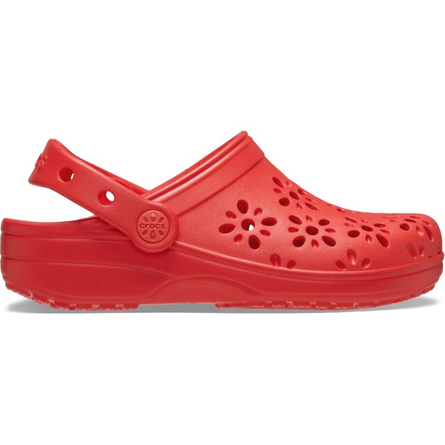 Imagem 0 de Socas Classic Floral Cut Out Clog K Crocs