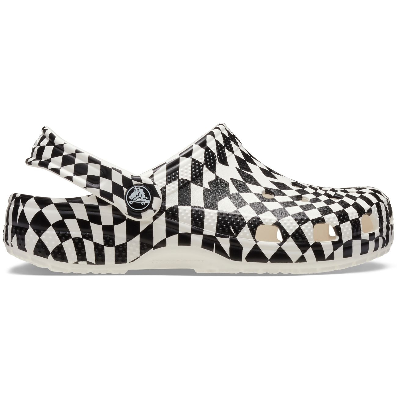 Socas Infantil Classic Flames Clog K Crocs Branco / Preto-1
