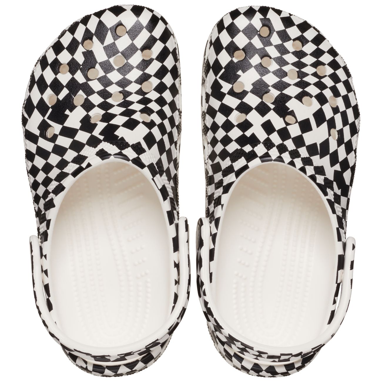 Socas Infantil Classic Flames Clog K Crocs Branco / Preto-3