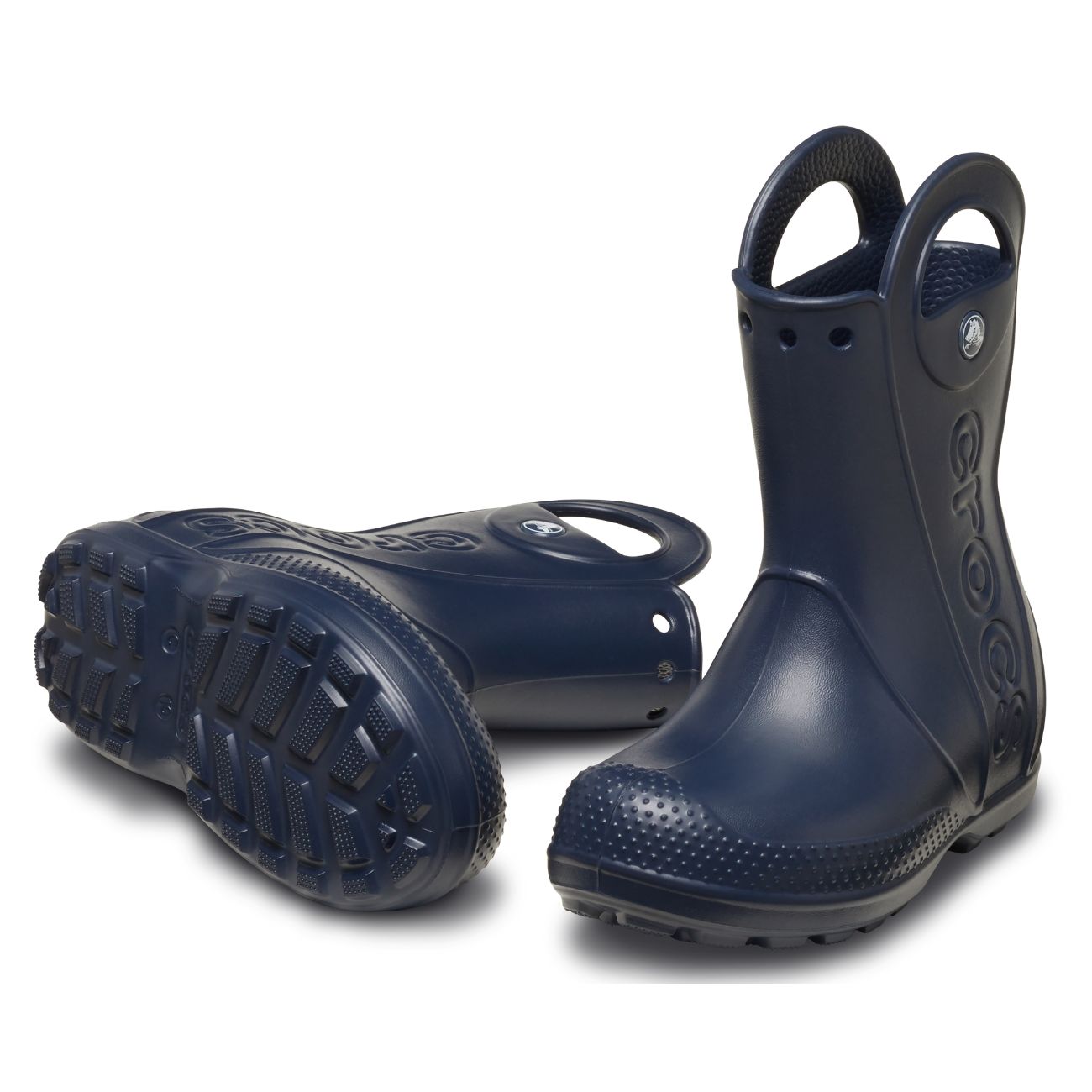 Galochas Handle It Rain Boot K Crocs para Crianças Azul-2