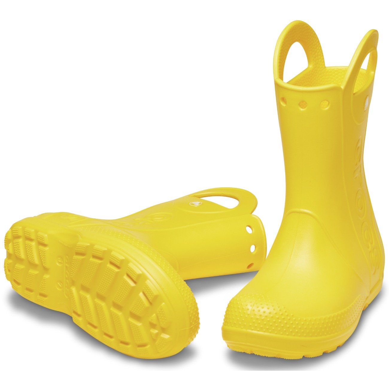 Botas de Água Infantil Handle It Rain Boot K Crocs Amarelo-2