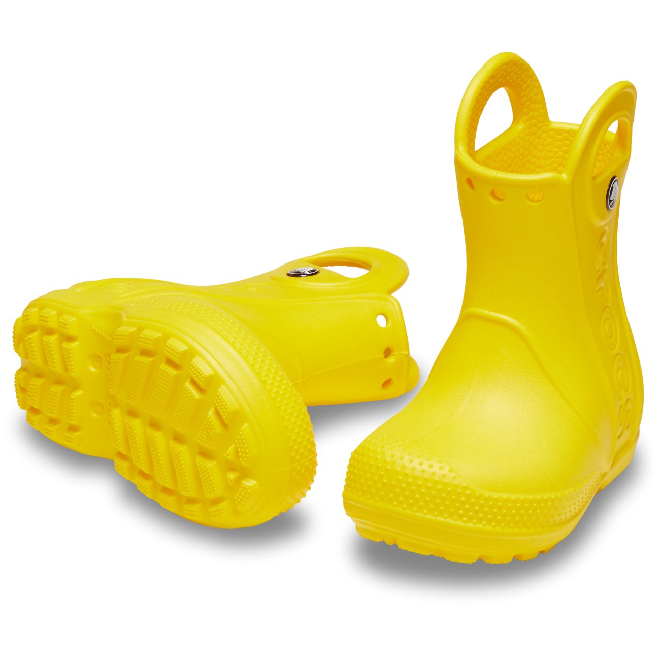 Botas de Água para Bebés Handle It Rain Boot K Crocs Amarelo-2