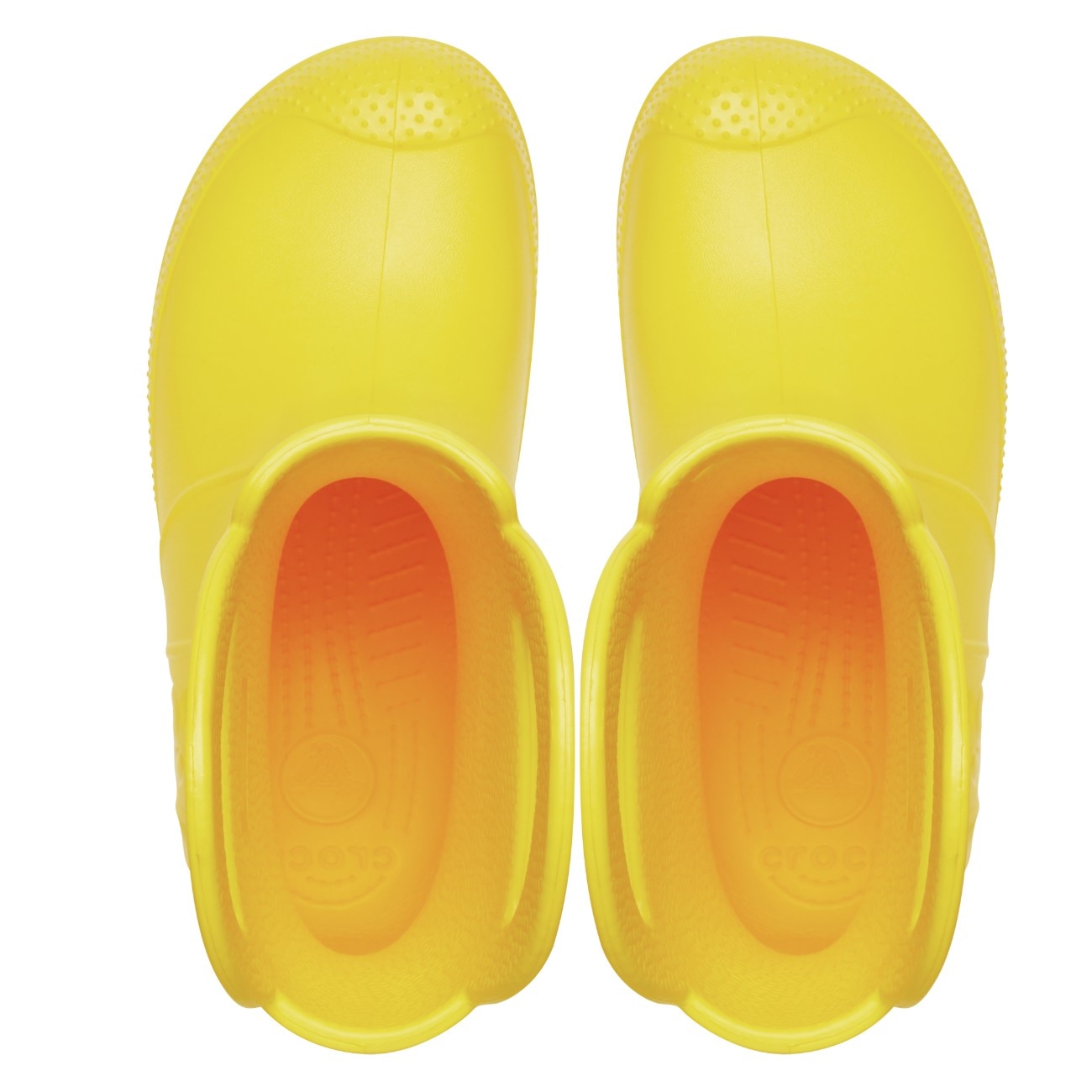 Botas de Água para Bebés Handle It Rain Boot K Crocs Amarelo-3