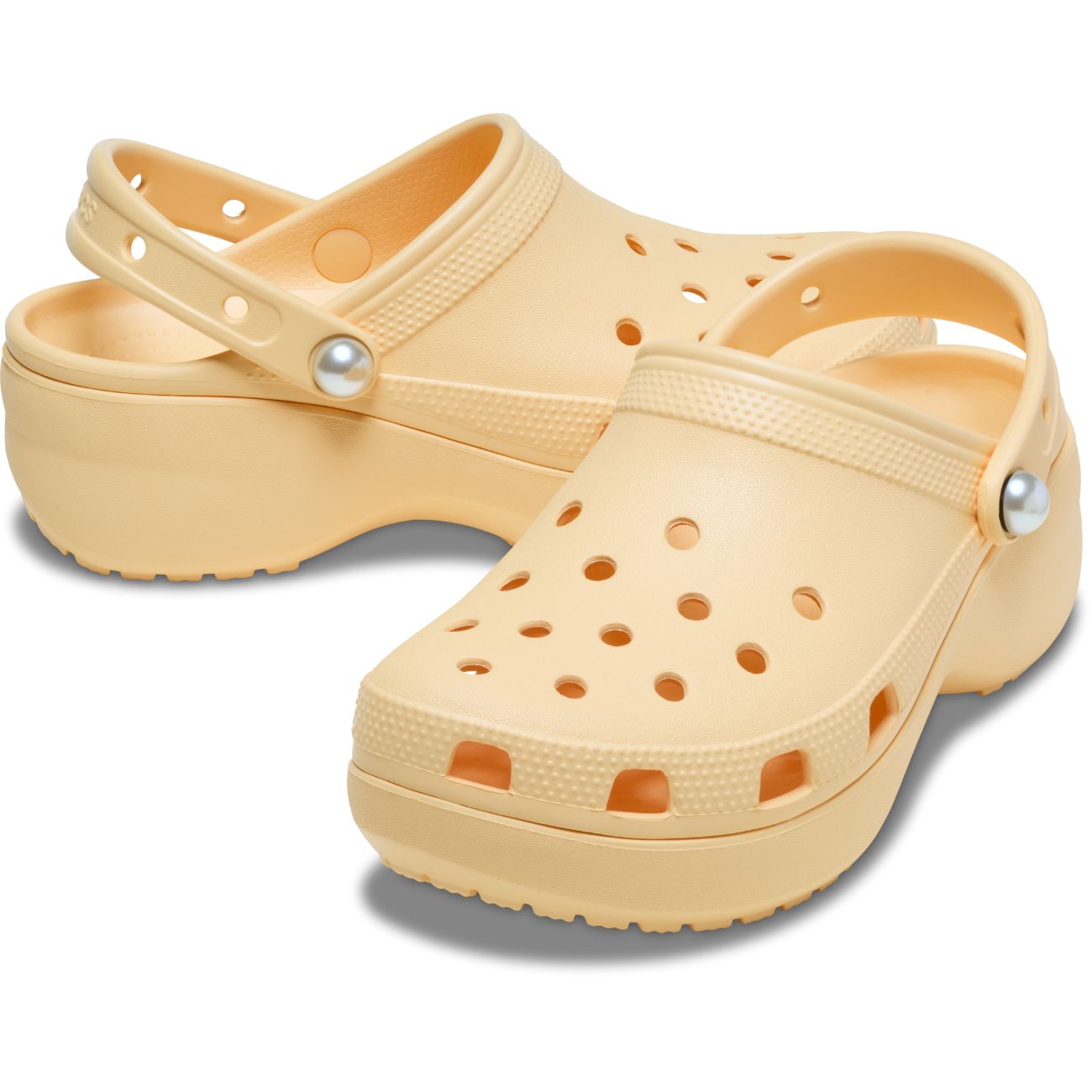 Socas Classic Platform Pearl Clog W Crocs Laranja-claro-2