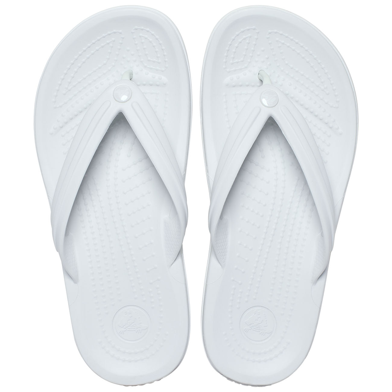 Chinelos Crocband Flip Crocs Branco-3