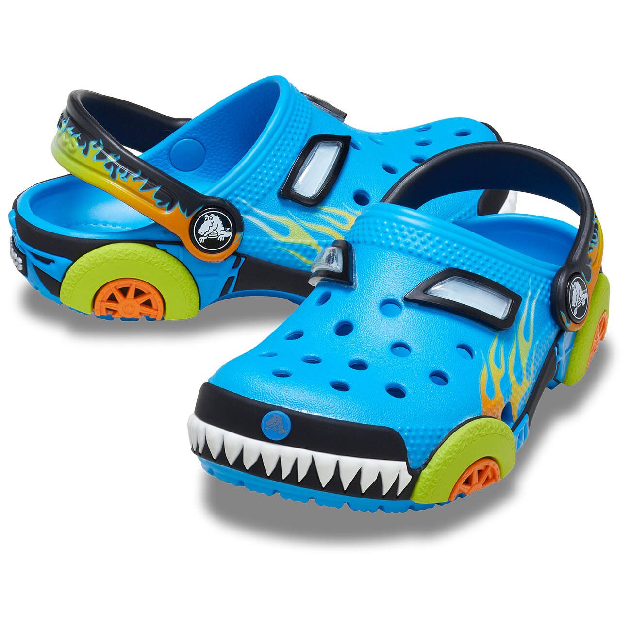 Socas para Bebés Classic Iam Monster Truck Clog T Crocs Azul-2