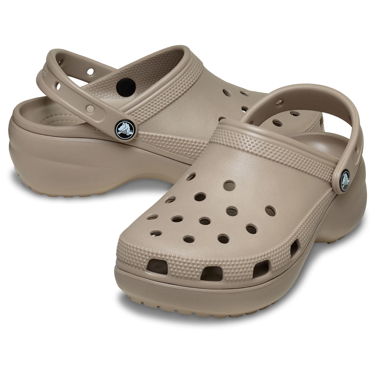 Socas Classic Platform Clog Crocs Castanho-2