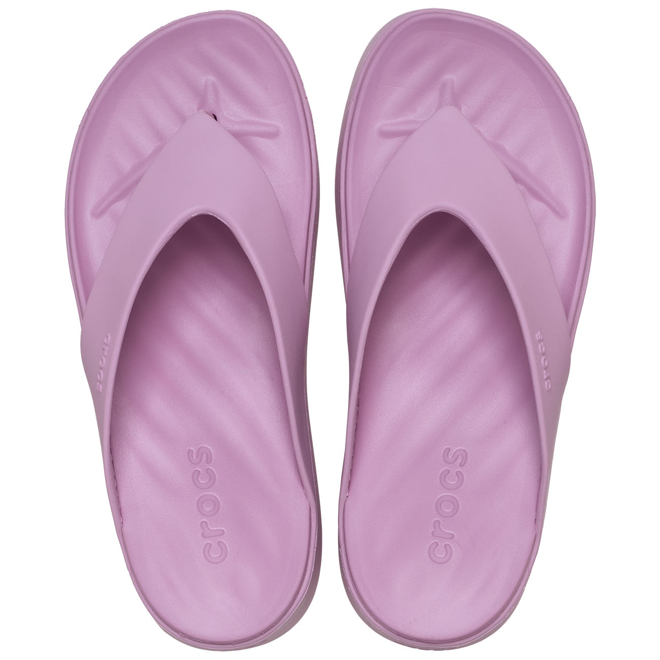 Chinelos Getaway Platform Flip W Crocs Rosa-pastel-3
