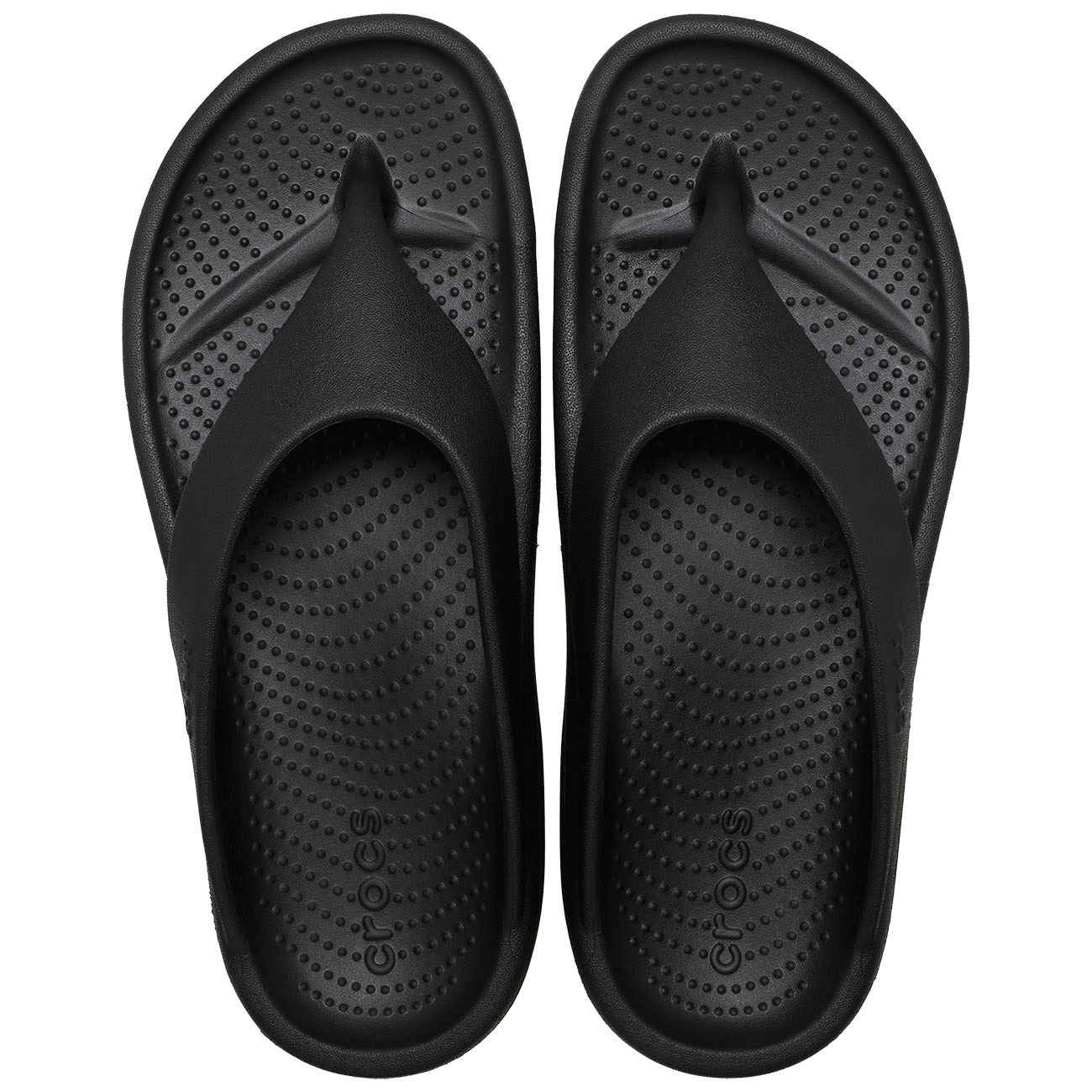 Chinelos Mellow Recovery Womens Flip W Crocs Preto-3