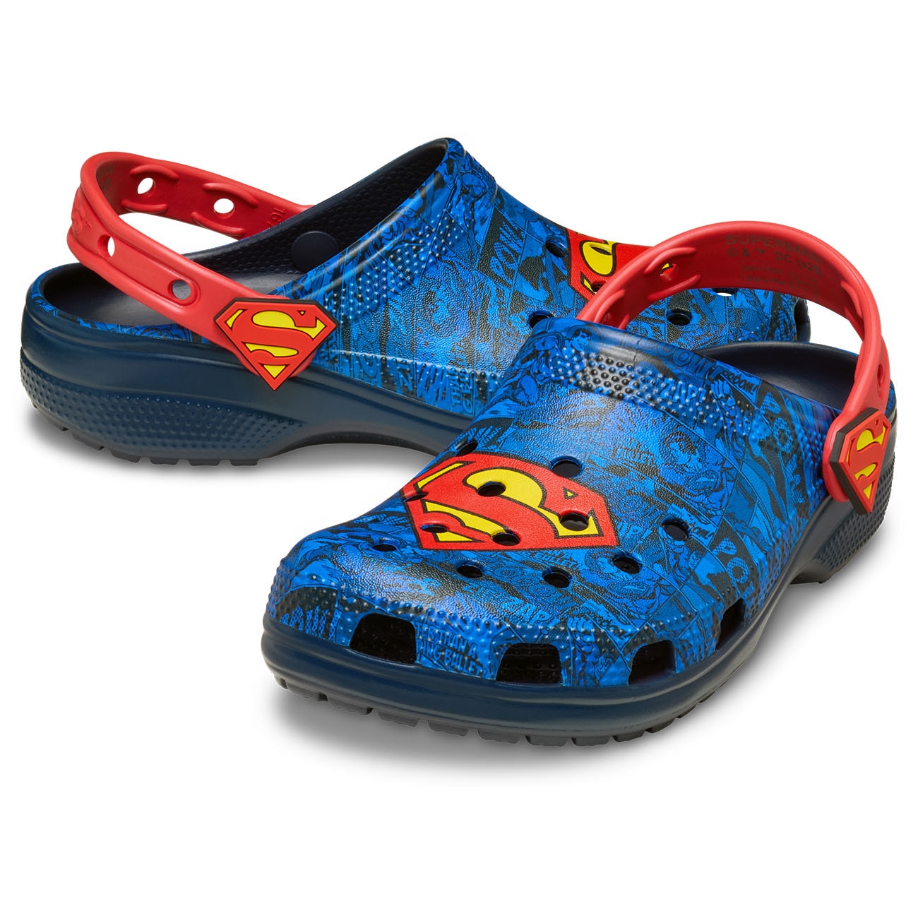 Socas Unissexo Superman Classic Clog U Crocs Multicolor-2