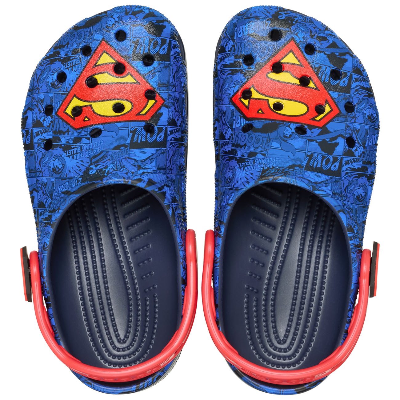 Socas Infantil Superman Classic Clog K Crocs Multicolor-3