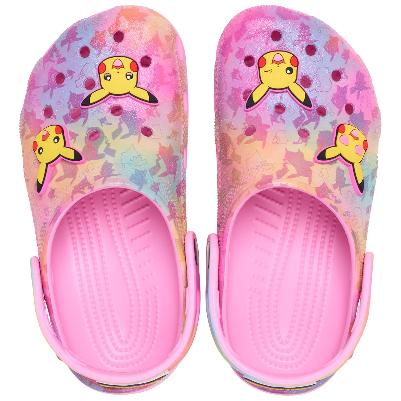Socas Infantil Pikachu Pink Classic Clog K Crocs Multicolor-3
