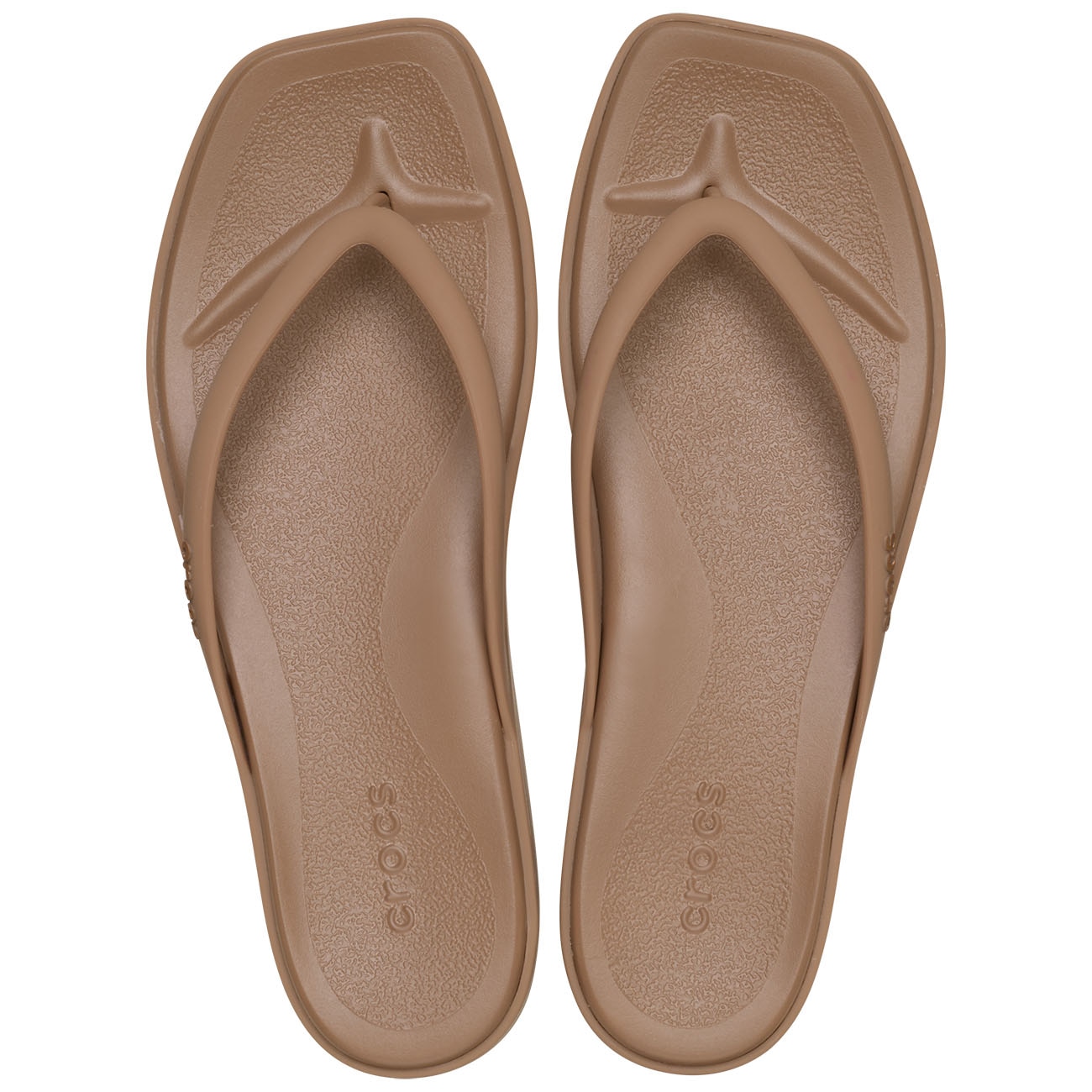 Chinelos Miami Flip W Crocs Castanho-3