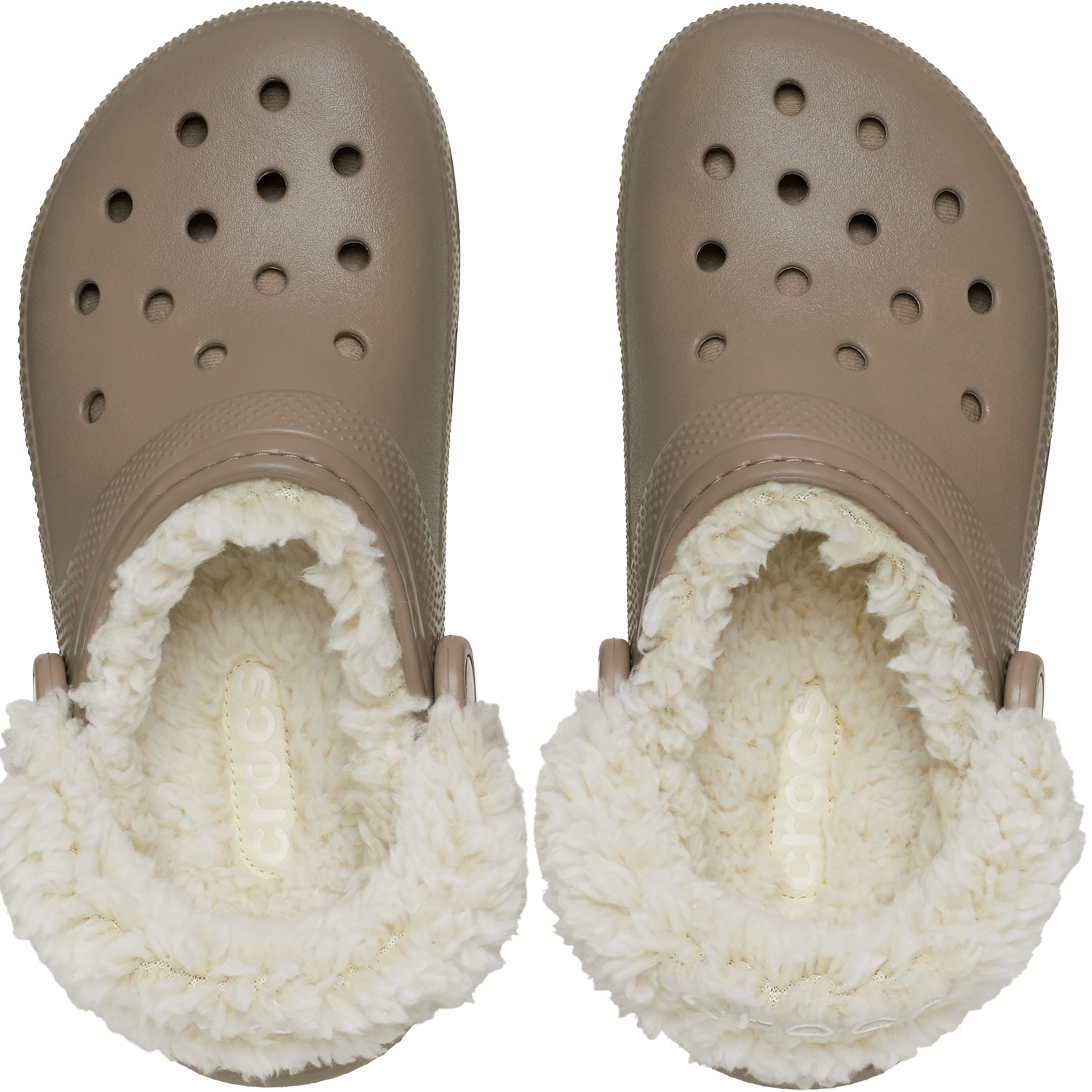 Socas Classic Fleece Lined Clog U Crocs Castanho-3
