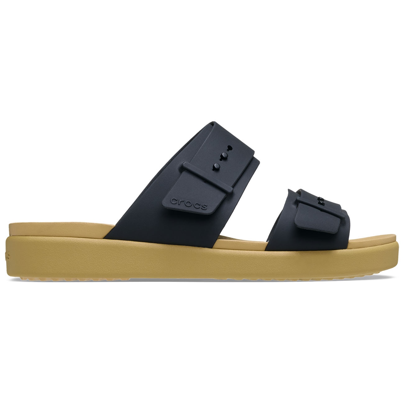 Sandálias Brooklyn Buckle Low W Crocs Castanho-pedra-1