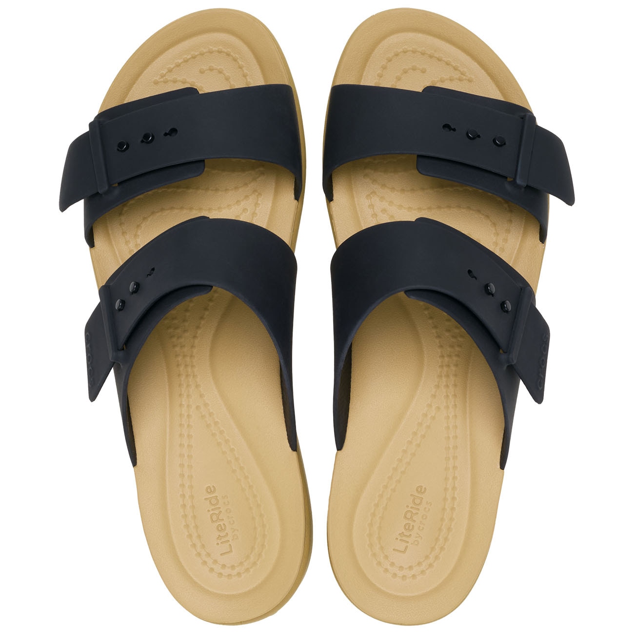 Sandálias Brooklyn Buckle Low W Crocs Castanho-pedra-3