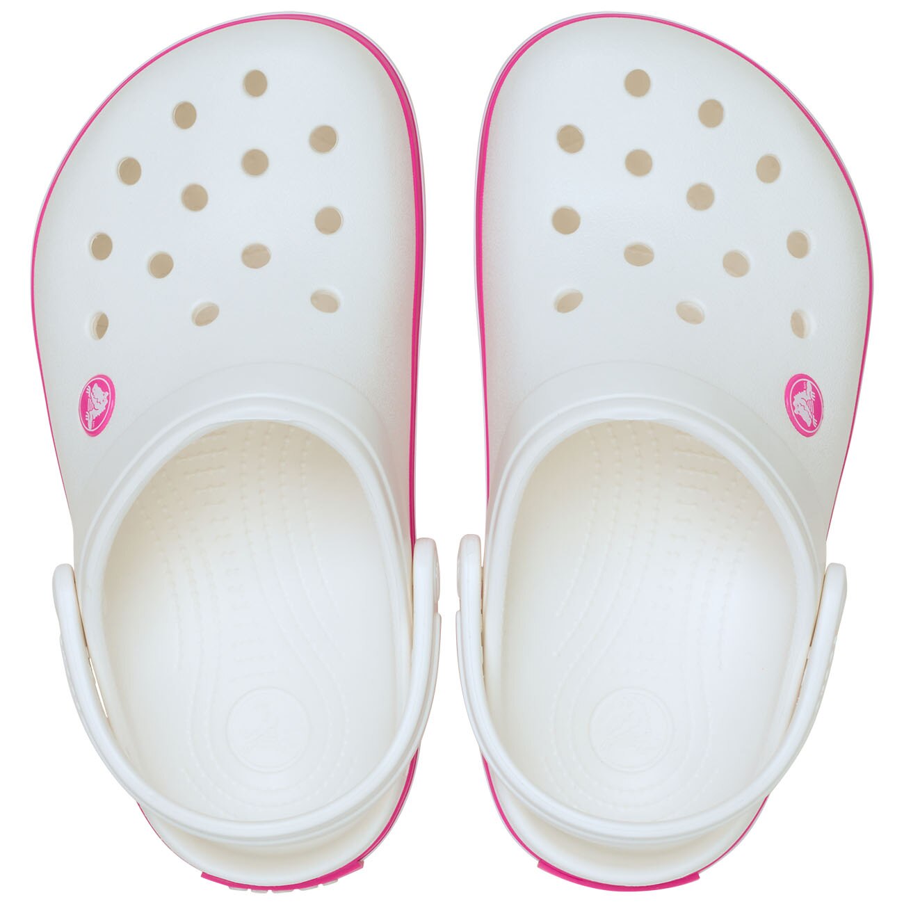 Socas para Bebés Crocband Clog Crocs Fúcsia-3