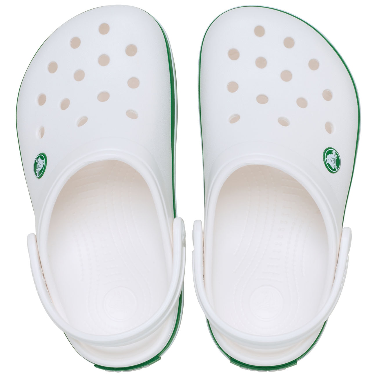 Socas Infantil Crocband Clog Crocs Verde-3