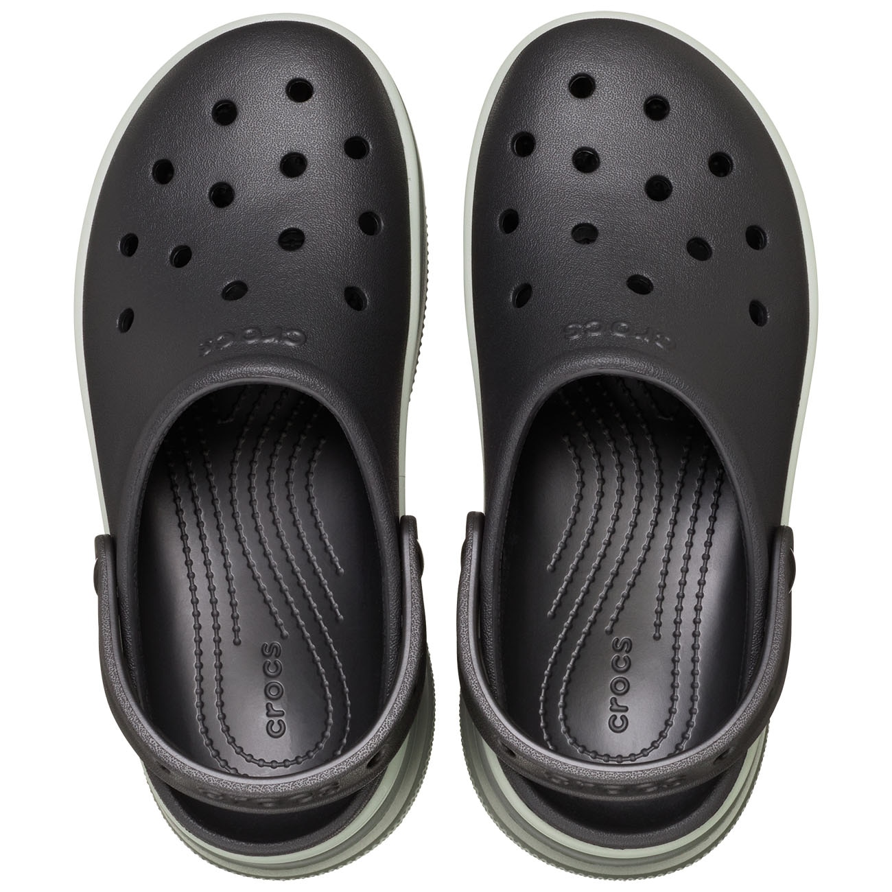 Socas Unissexo Classic Stacked Clog U Crocs Preto-3