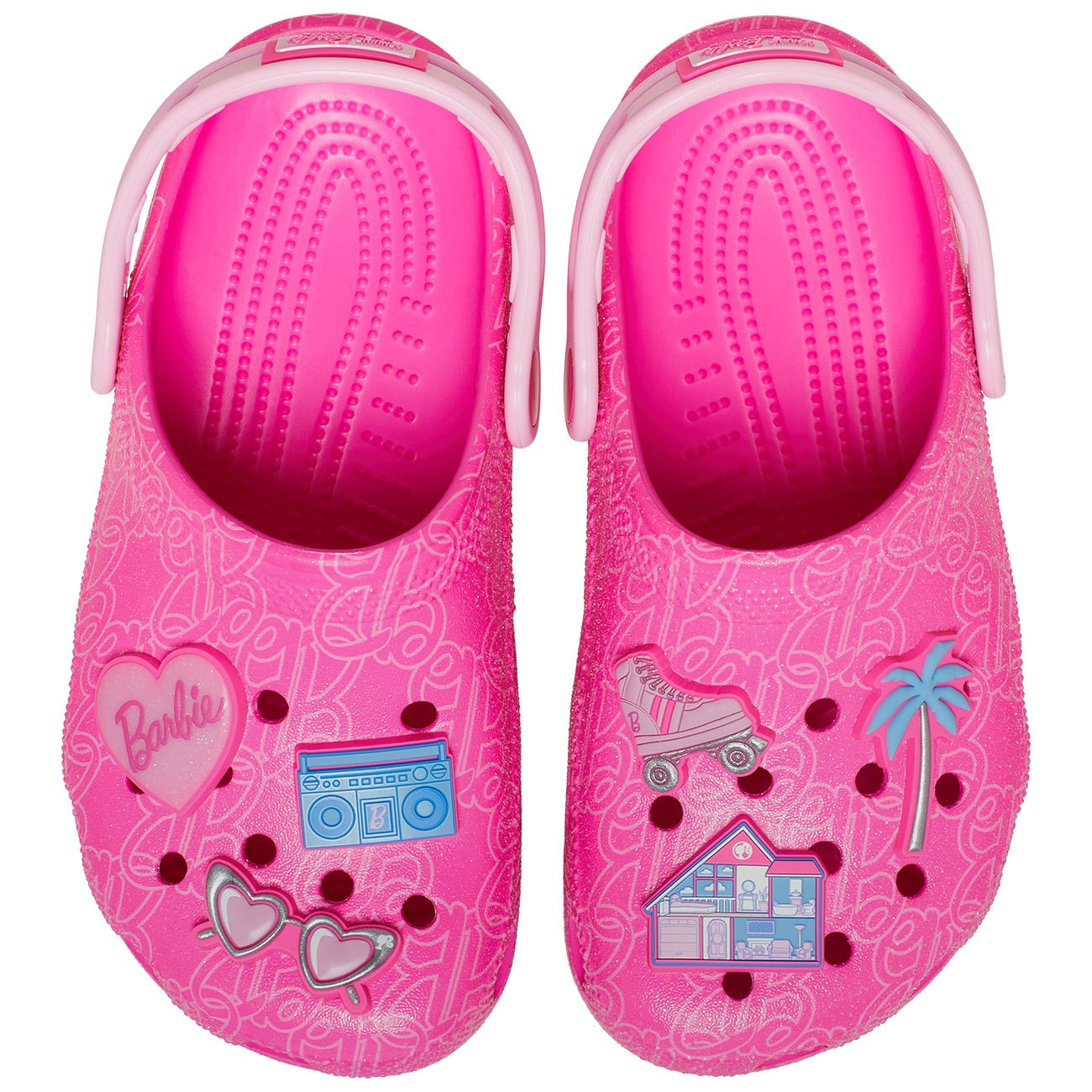 Socas Infantil Mattel Pink Barbie Classic Clog K Crocs Multicolor-3