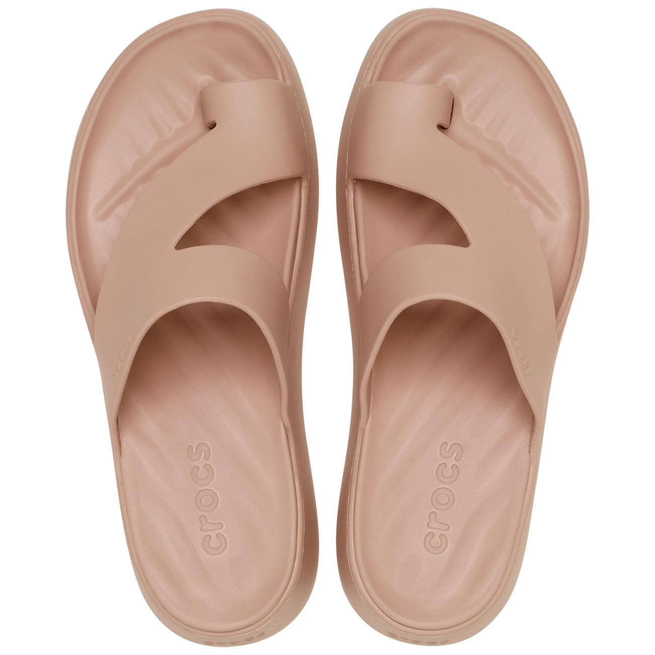 Sandálias Getaway Platform Toe Loop W Crocs Rosa-claro-3
