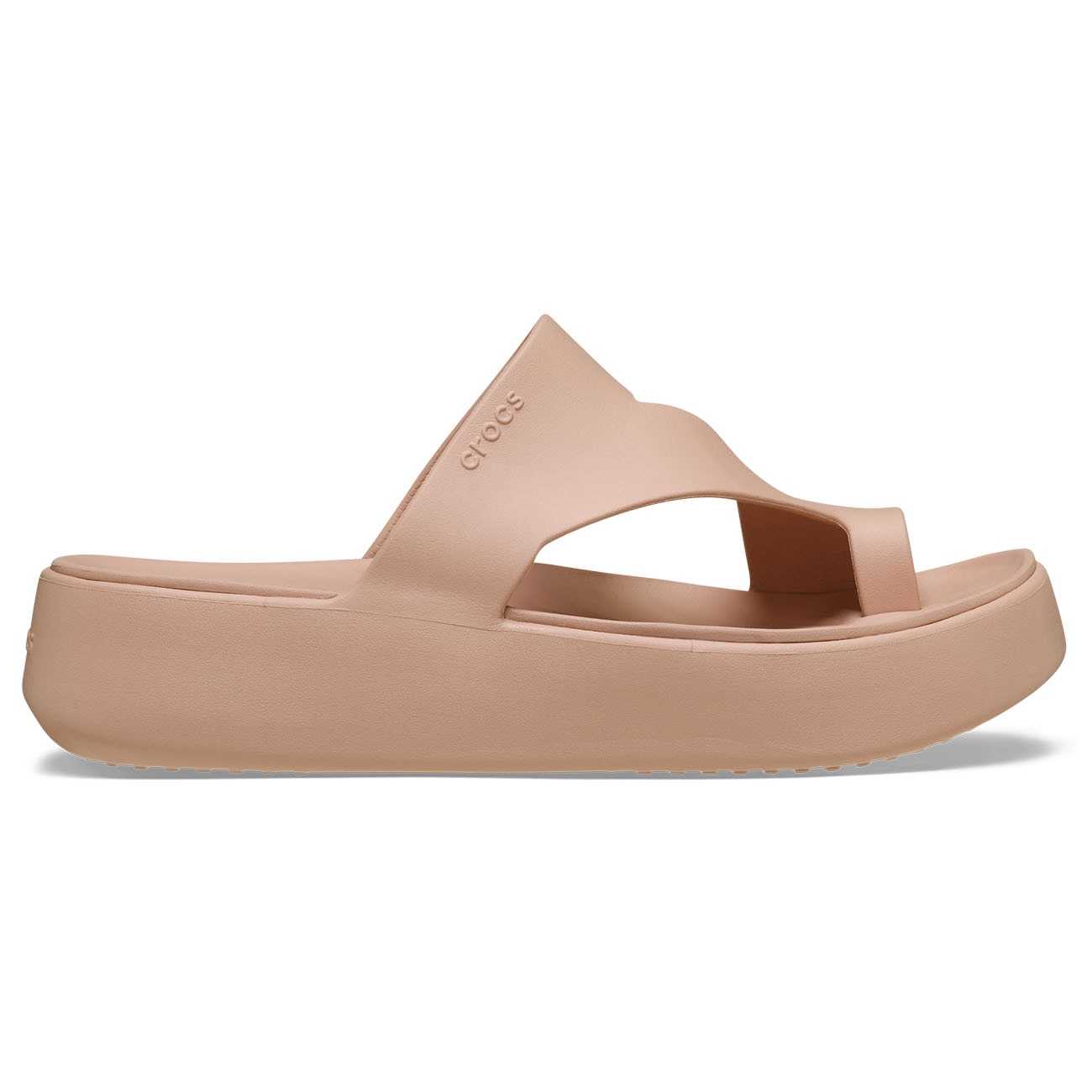 Sandálias Getaway Platform Toe Loop W Crocs Rosa-claro-1