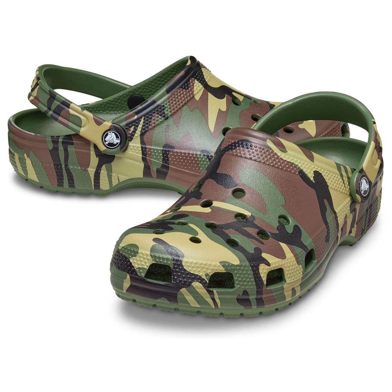 Socas Classic Camouflage Clog U Crocs Verde-2