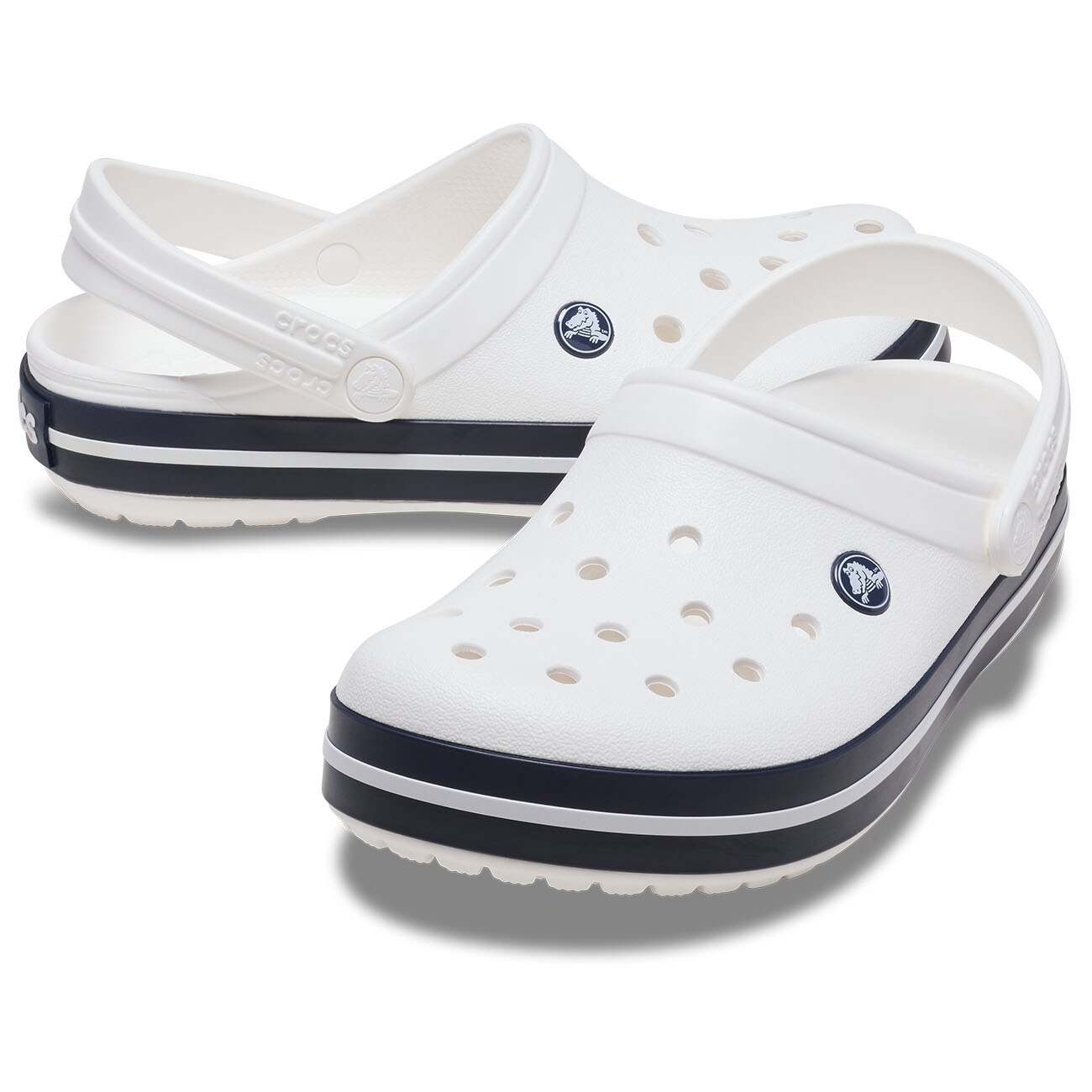 Socas Infantil Crocband Clog Crocs Azul-marinho-2