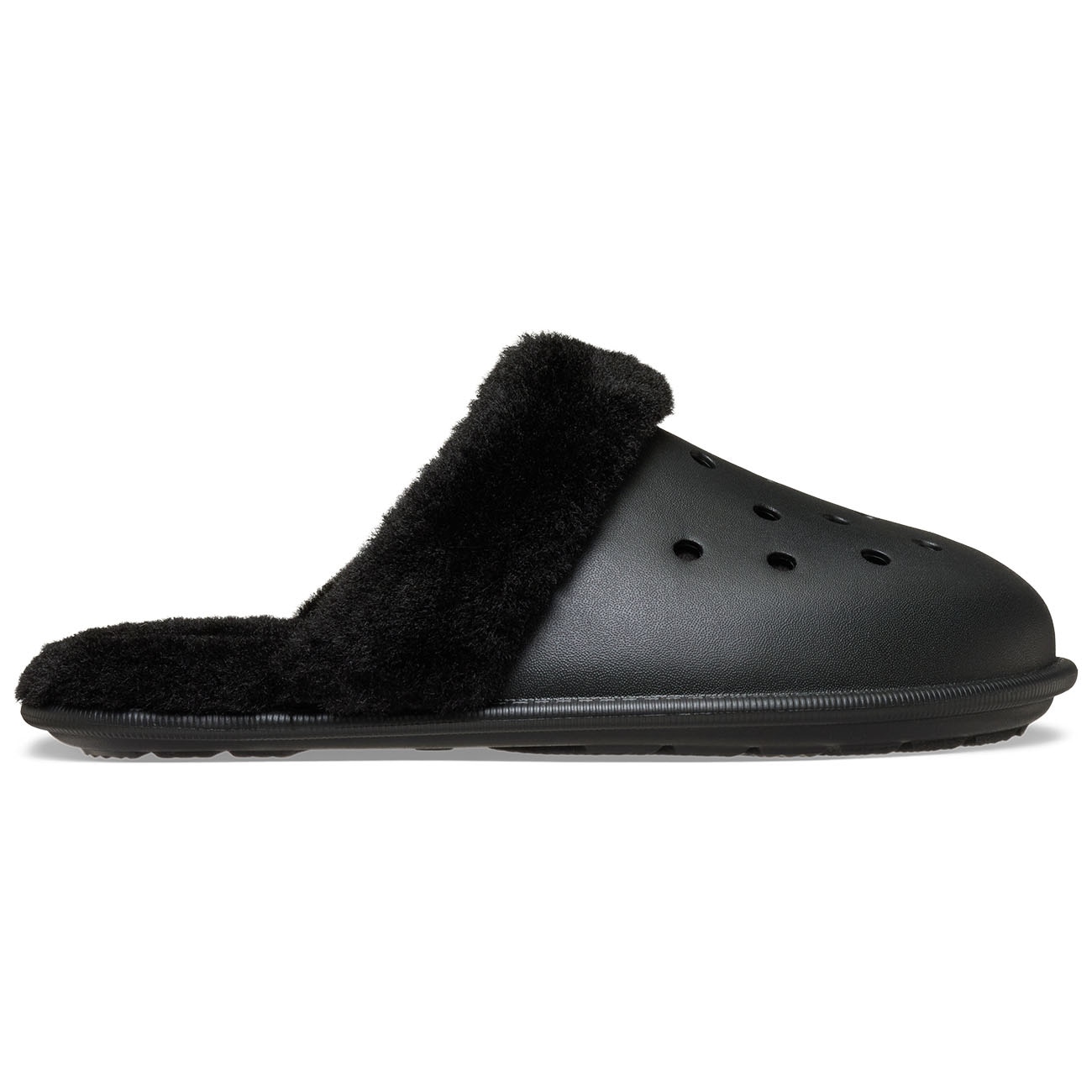 Pantufas Classic Fuzz Scuff U Crocs Preto-1