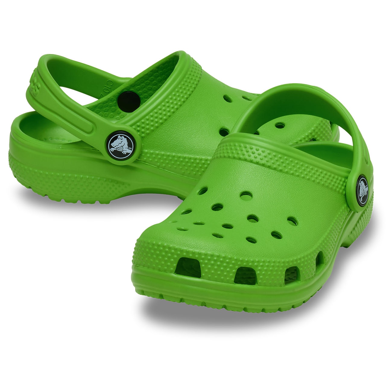 Socas para Bebés Classic Clog Crocs Verde-2