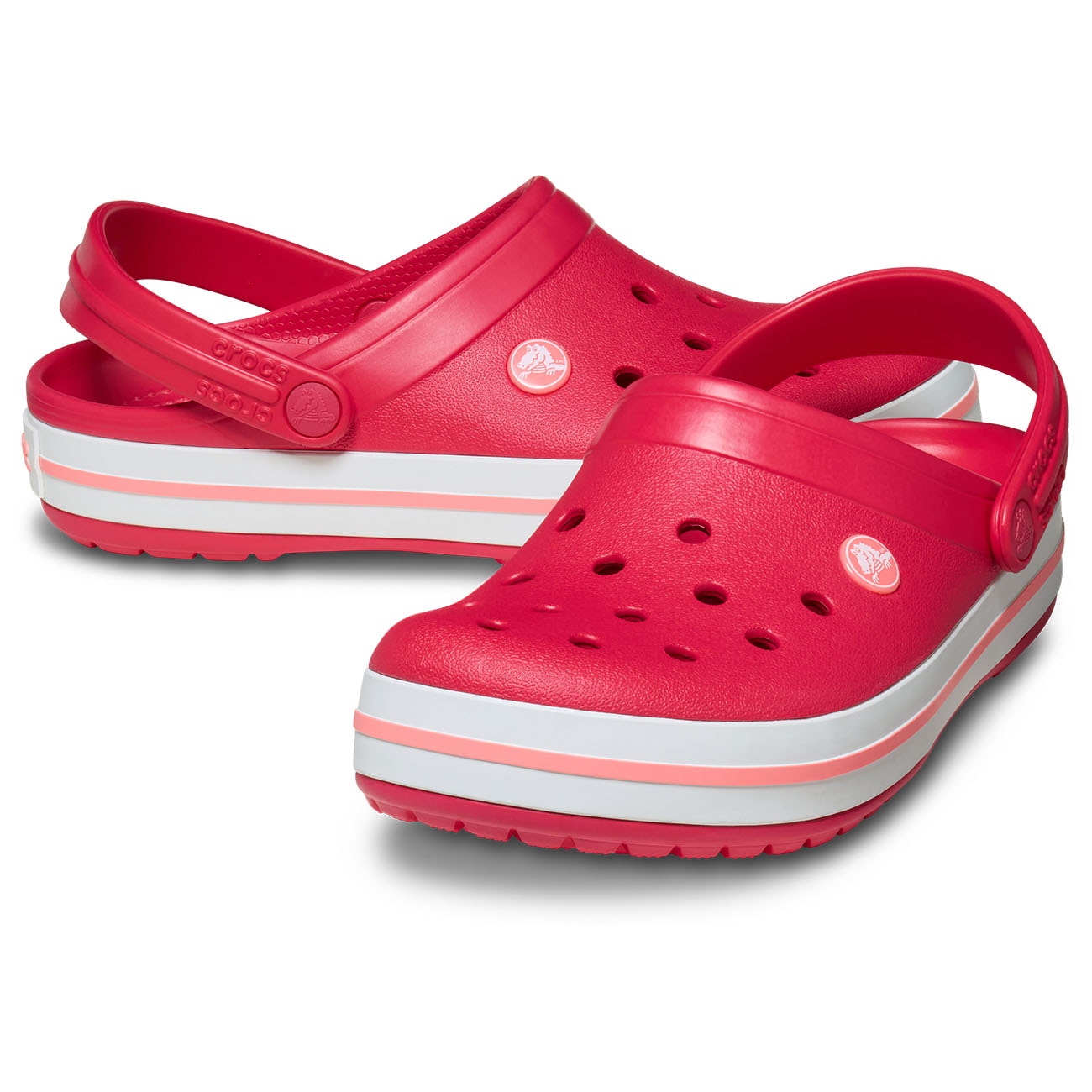 Socas Crocband Crocs Rosa-2