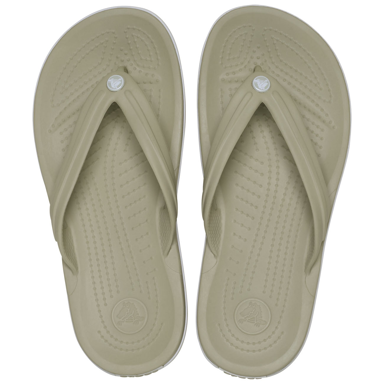 Chinelos Crocband Flip Crocs Cinzento-3