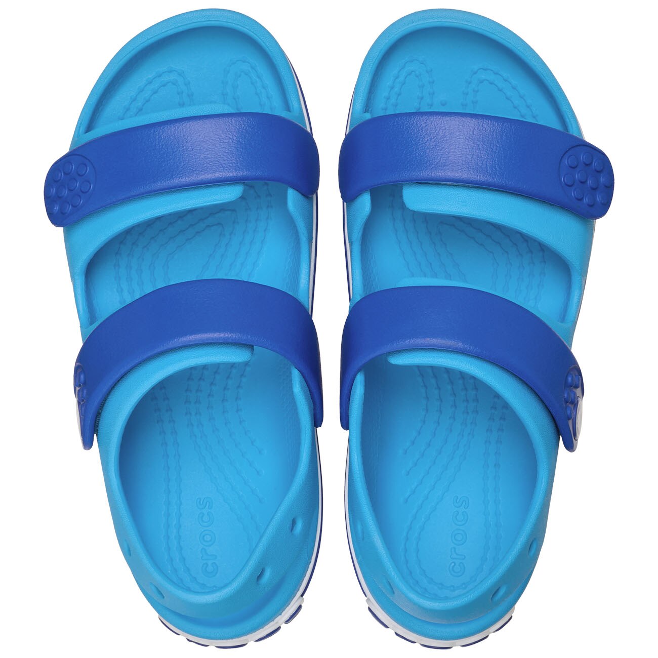 Sandálias Infantil Crocband Cruiser Sandal K Crocs Azul-3