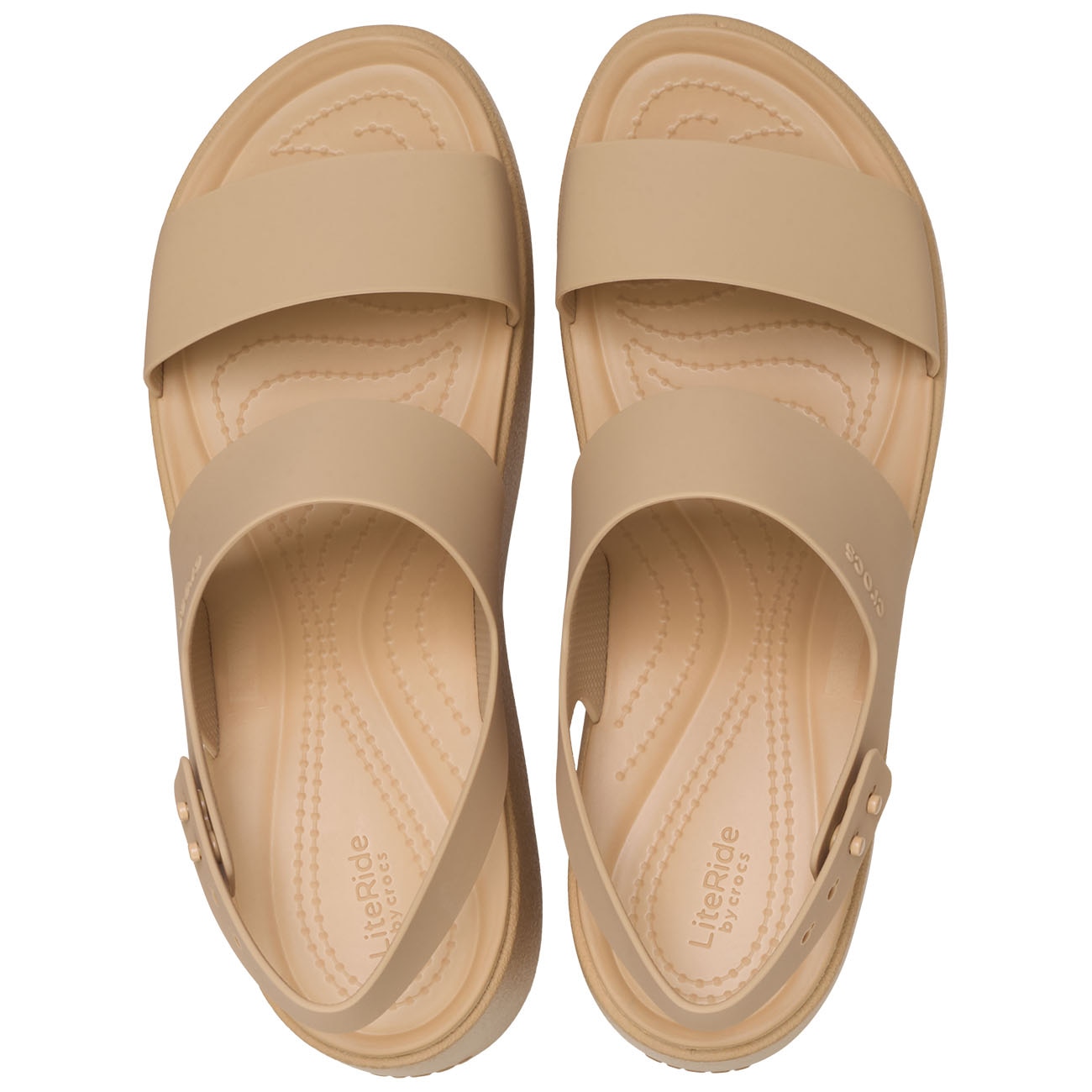 Sandálias Brooklyn Sky Sandal W Crocs Castanho-3