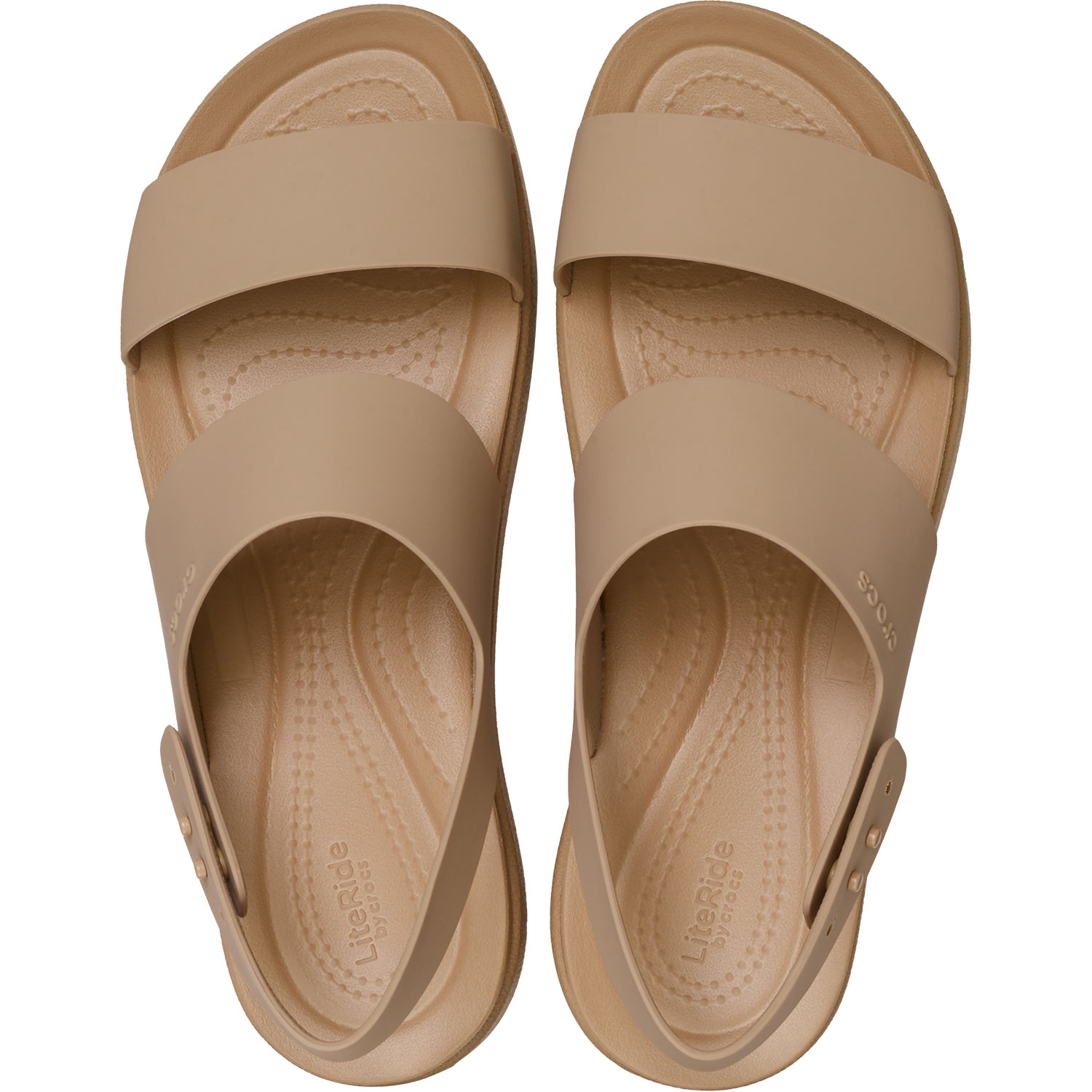 Sandálias Brooklyn Backstrap Low Low W Crocs Castanho-3