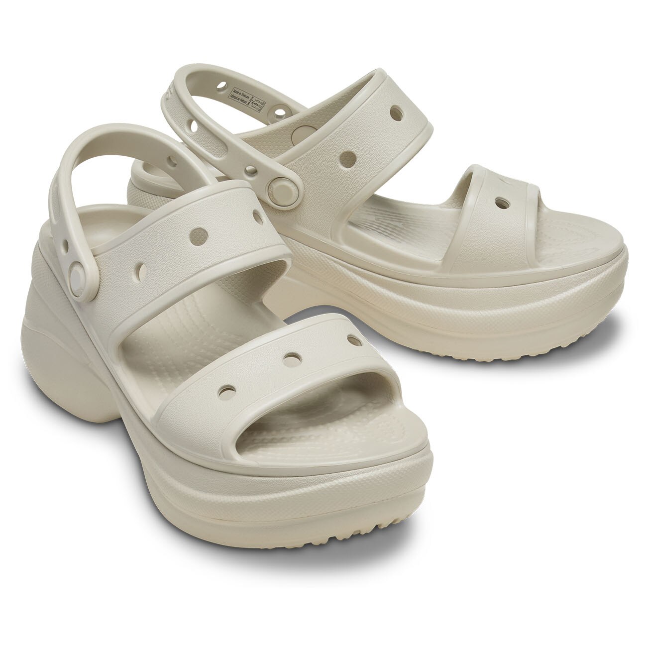 Sandálias com Cunha Bae Sandal Crocs Cinzento-2