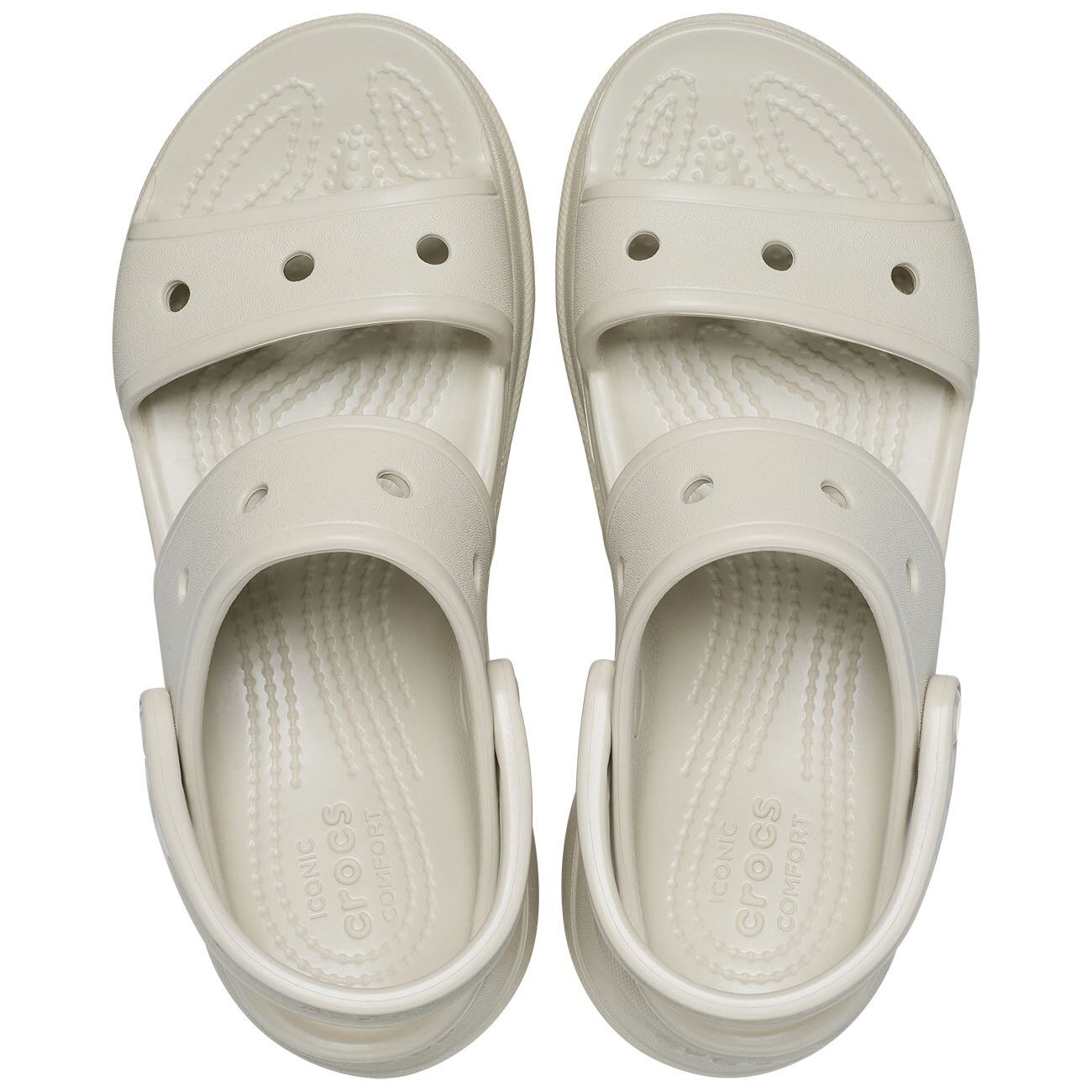 Sandálias com Cunha Bae Sandal Crocs Cinzento-3