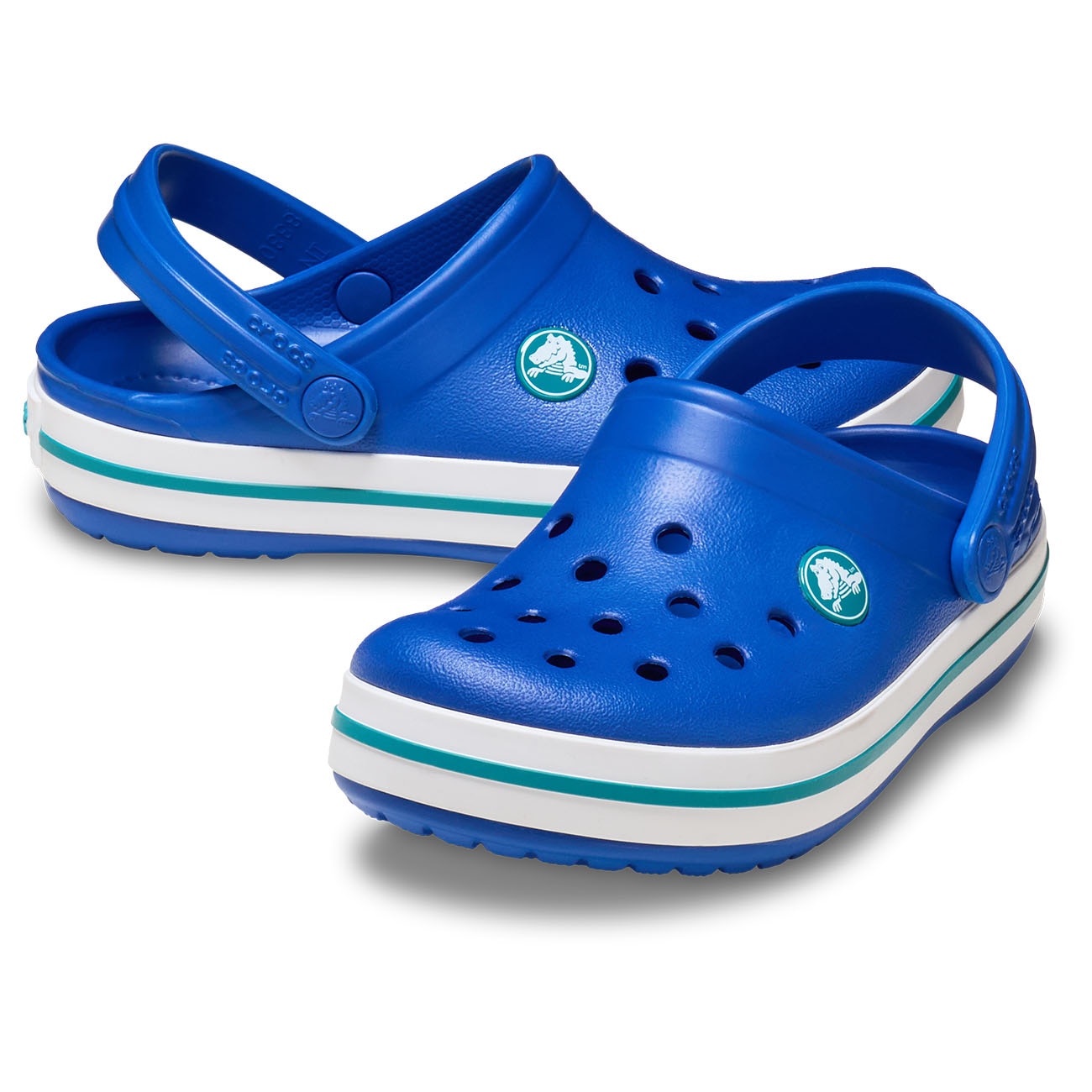Socas para Bebés Crocband Clog Crocs Azul-marinho-2