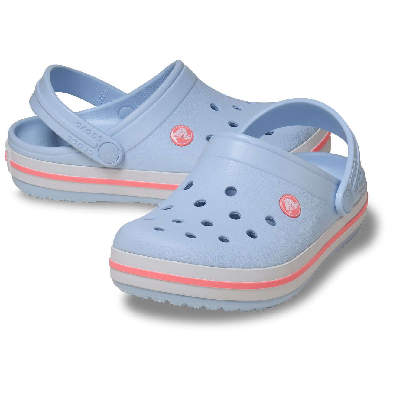 Socas Infantil Crocband Clog Crocs Azul-claro-2