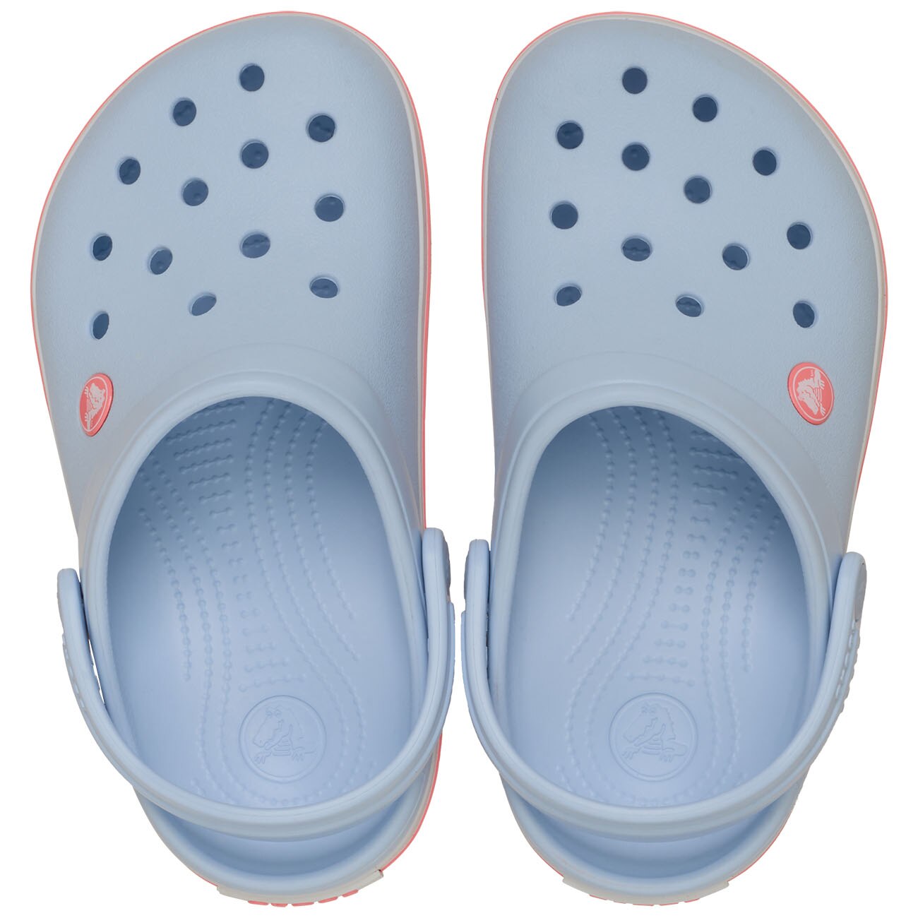 Socas Infantil Crocband Clog Crocs Azul-claro-3
