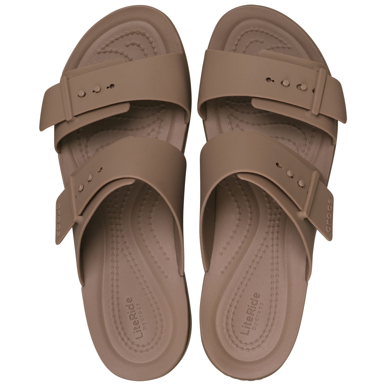 Sandálias Brooklyn Buckle Low W Crocs Castanho-chocolate-3
