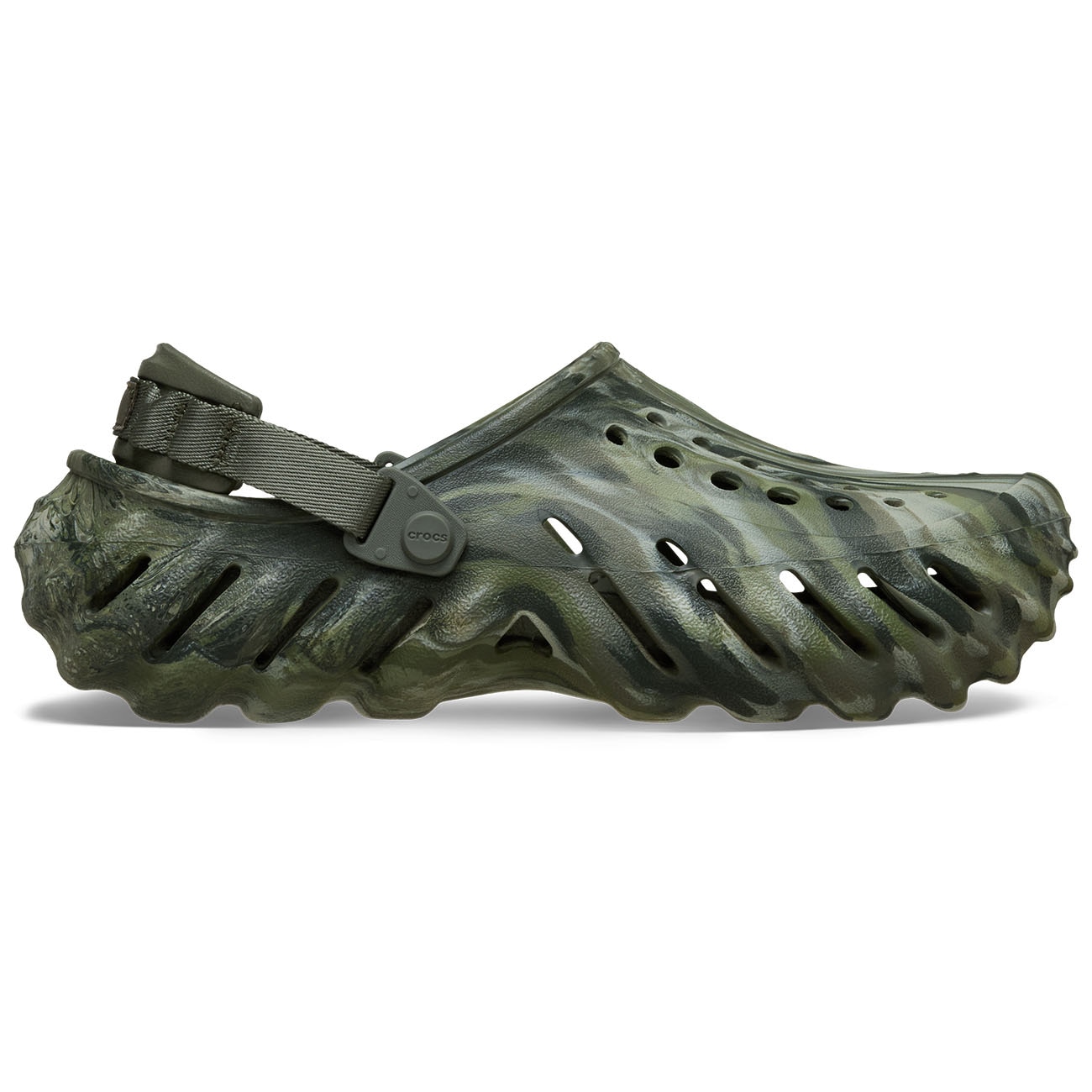 Socas Echo Marbled Clog U Crocs Verde-1