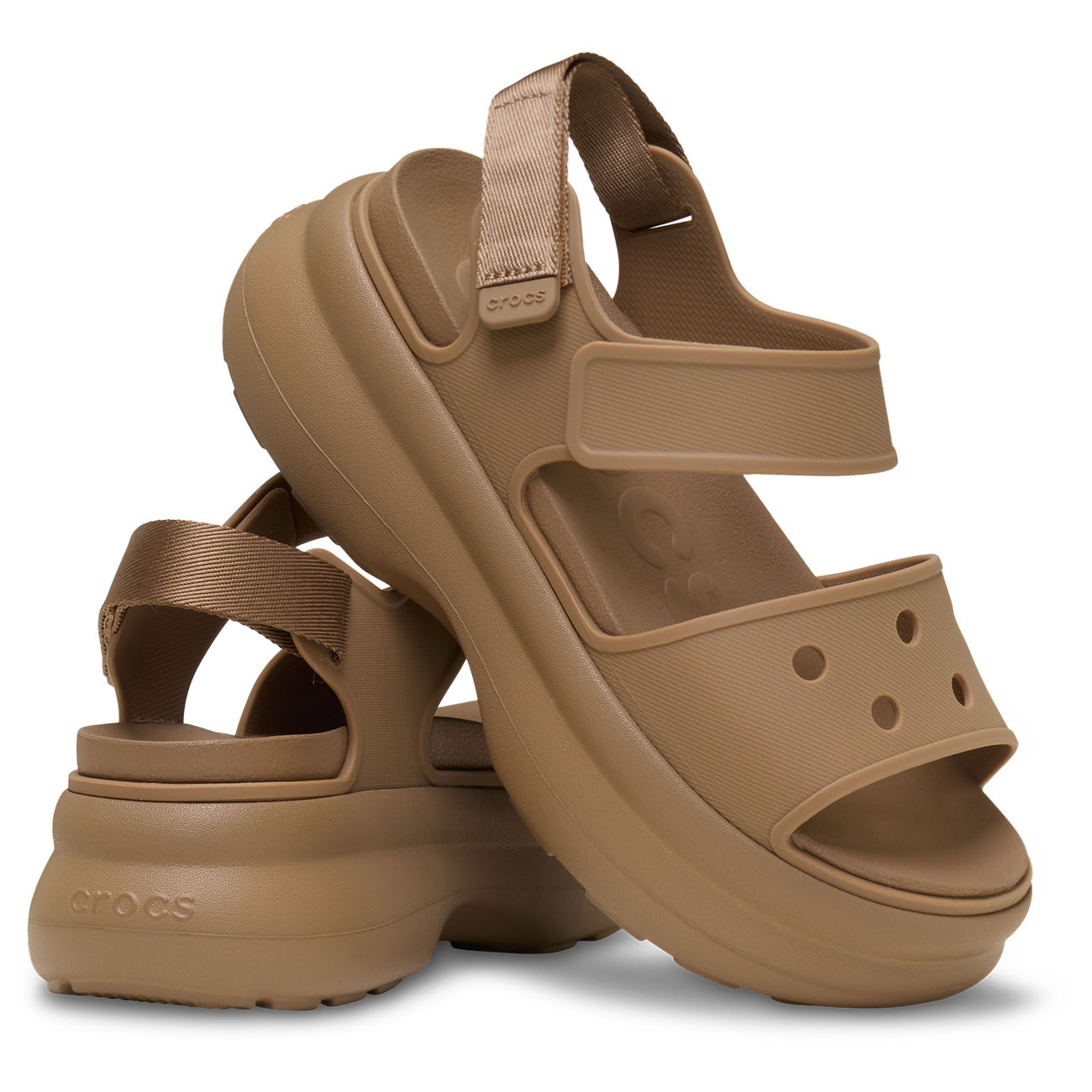 Sandálias Soho Y Strap Sandal W Crocs Natural-2