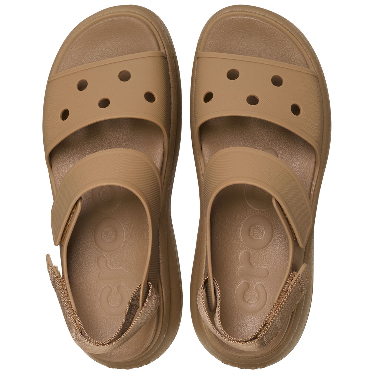 Sandálias Soho Y Strap Sandal W Crocs Natural-3