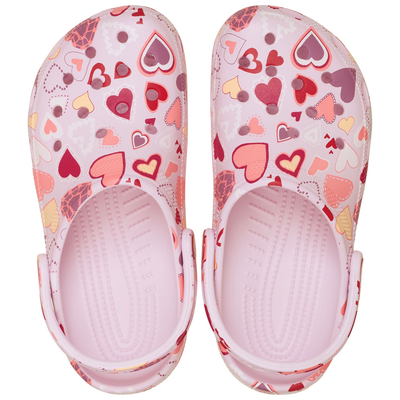 Socas Classic Vday Clog K Crocs Rosa-3
