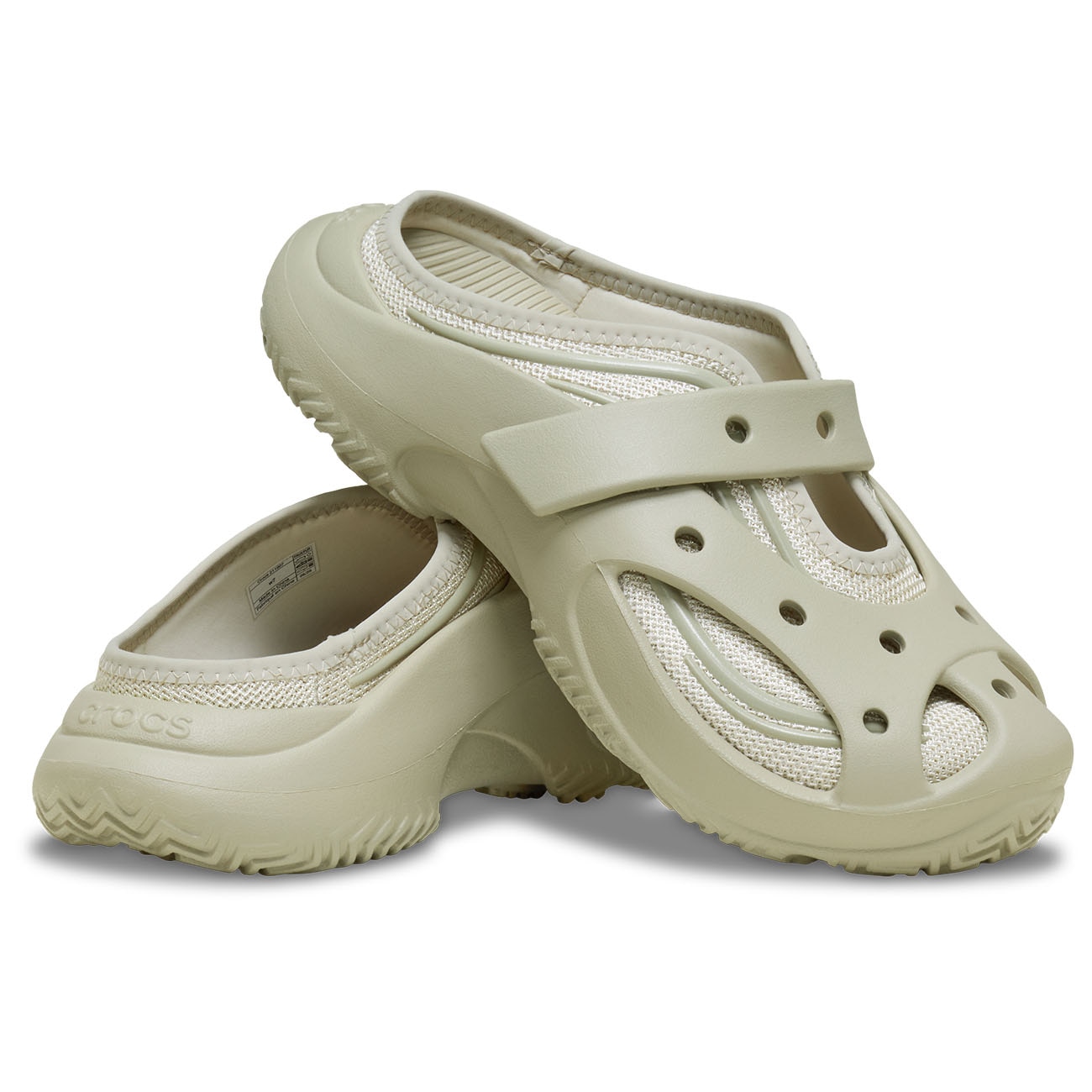 Socas Caged Mule Clog W Crocs Cinzento-2