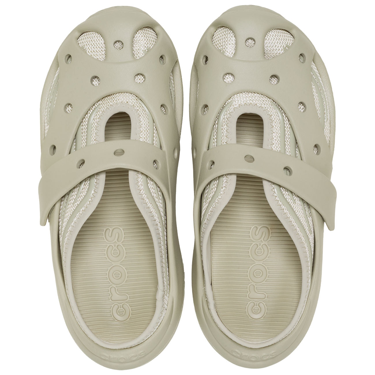 Socas Caged Mule Clog W Crocs Cinzento-3