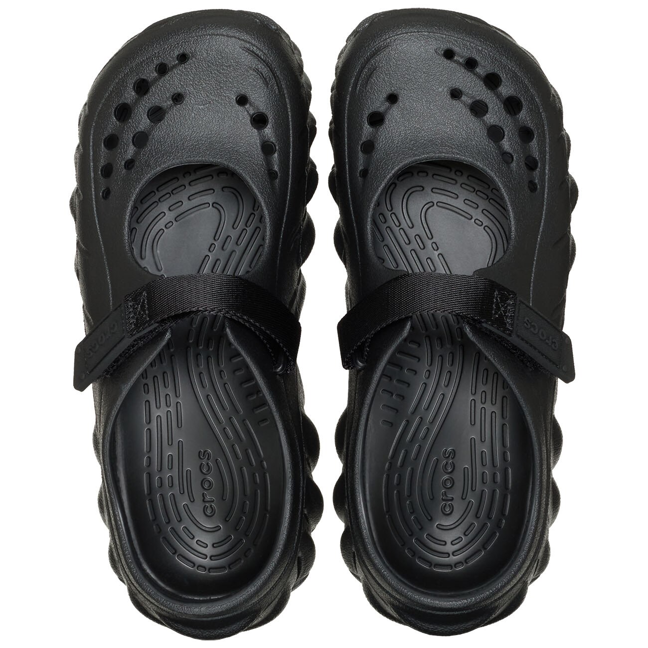 Sabrinas Echo Mary Jane Clog W Crocs Preto-3