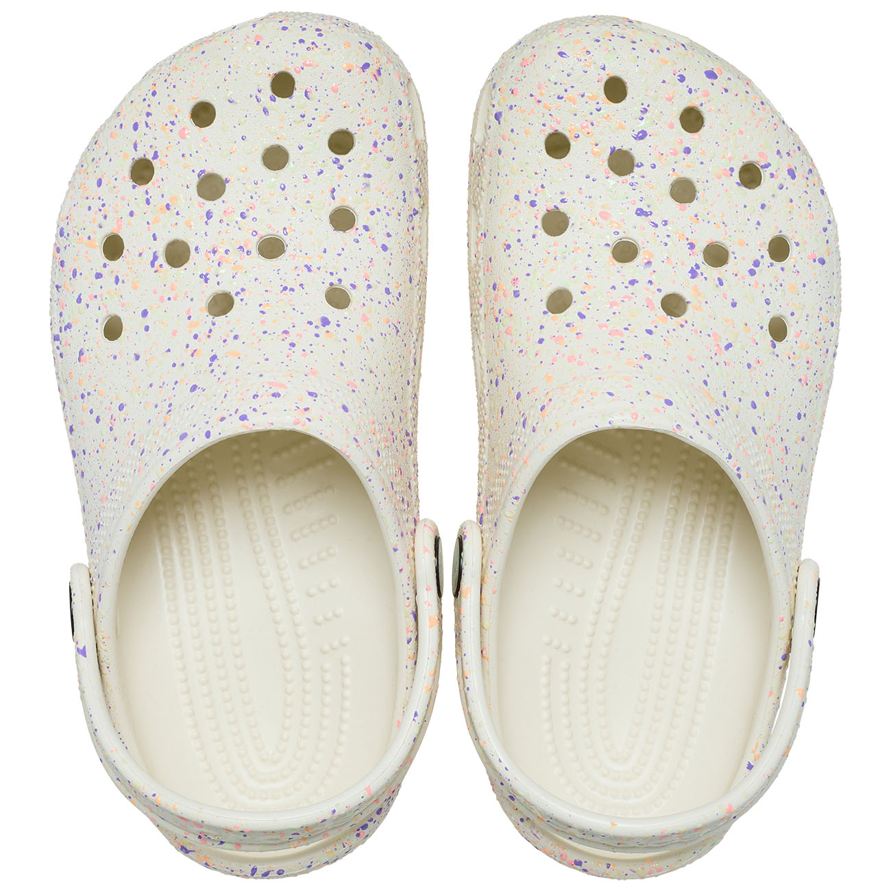Socas Classic Glow Paint Splatter Clog K Crocs Branco-3